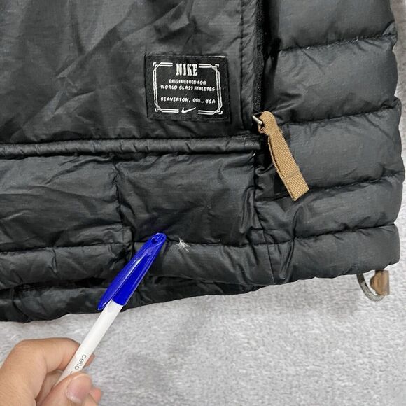Nike YL (11-13) Kids Black Puffer Coat - Picture 11 of 16